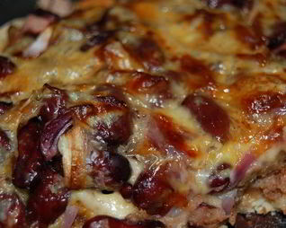 Пицца фантазия на тему мексиканского буррито