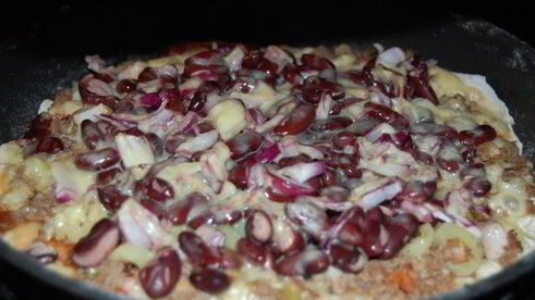 пицца фантазия на тему мексиканского буррито