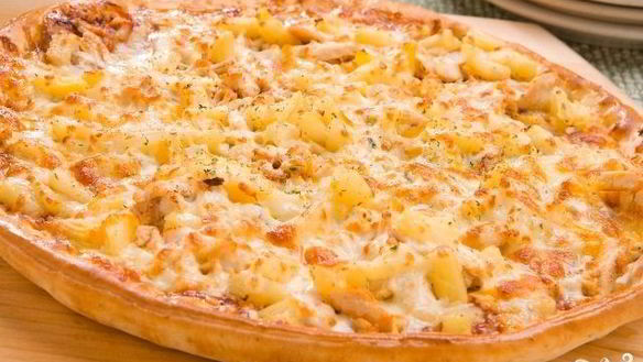 Рецепт Пиццы гавайской с курицей