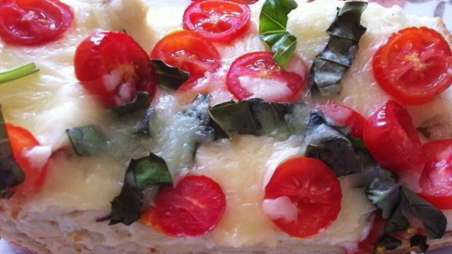 Рецепт пиццы маргариты на хлебе