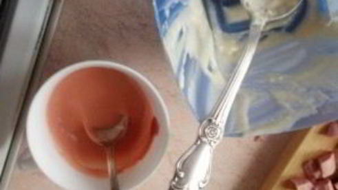 пицца на сковороде на сметане