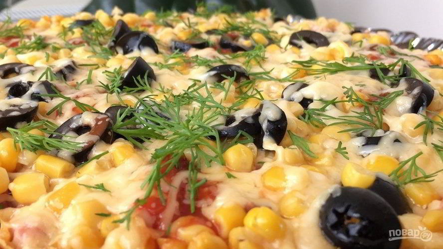 Рецепт пиццы на сковородке