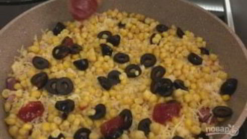 пицца на сковородке