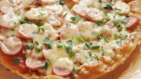 пицца по-дачному без выпечки