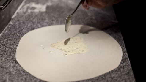 пицца с лисичками