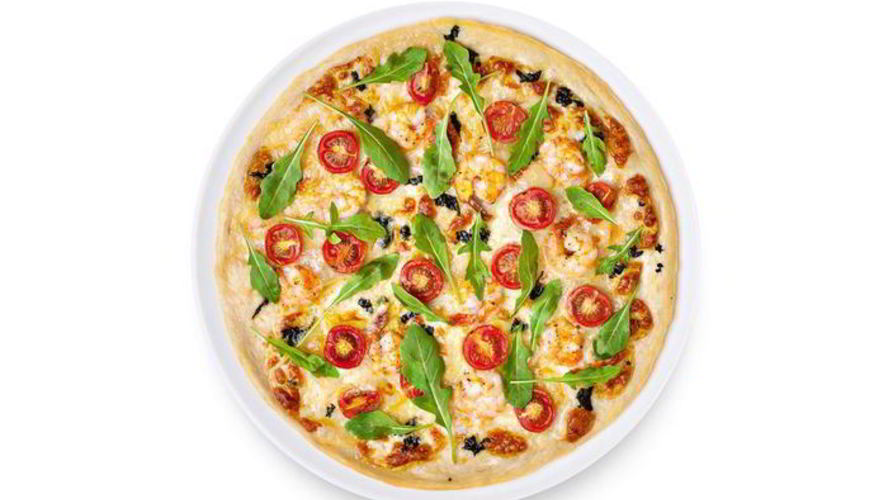 Рецепт пиццы с руколой и креветками