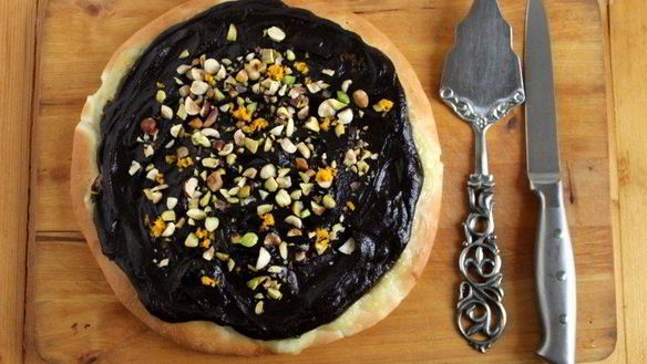 Рецепт Пиццы с шоколадом