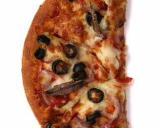 Пицца с томатами, анчоусами и душицей