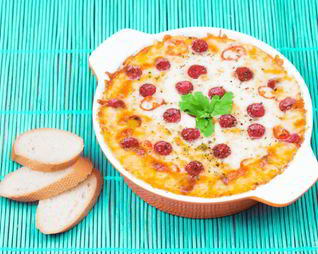 Пицца-соус с гренками