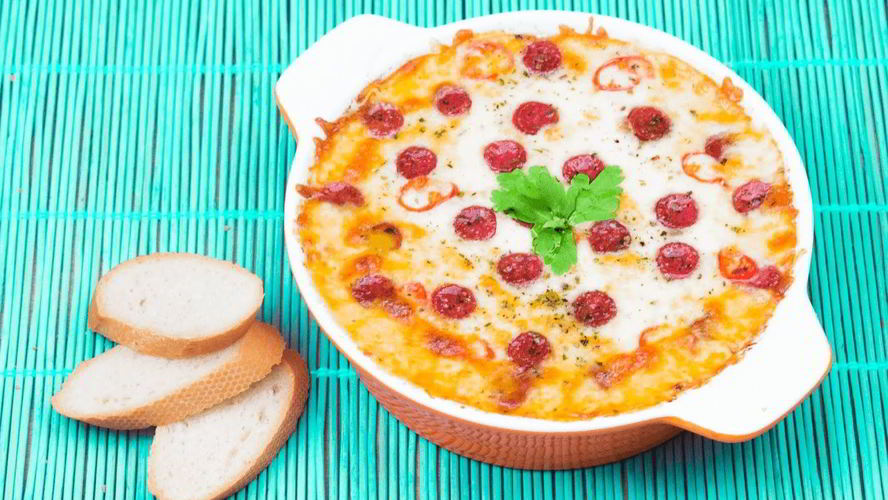 Рецепт пиццы-соуса с гренками