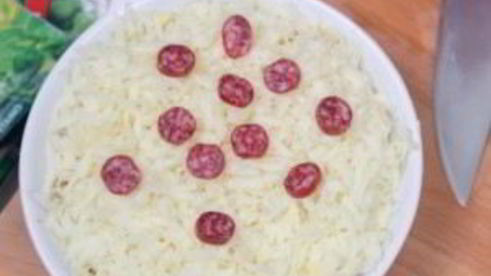 пицца-соус с гренками