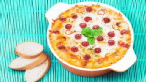 пицца-соус с гренками