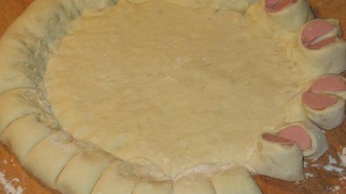 пицца цветочек