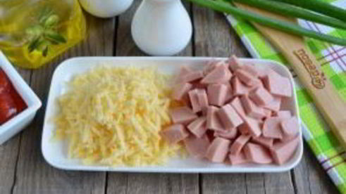 пицца в картофельных лодочках