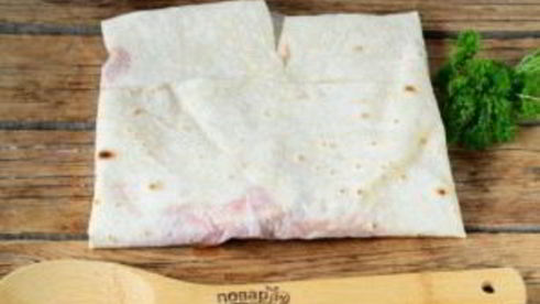 пицца в лаваше на сковороде