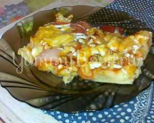 Пицца Вкусняшка на кефире