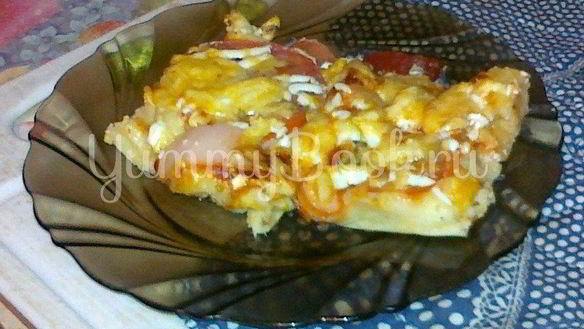 Рецепт Пиццы Вкусняшка на кефире