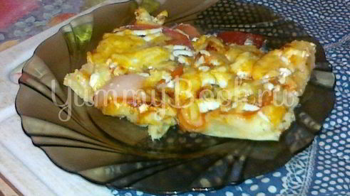 пицца вкусняшка на кефире