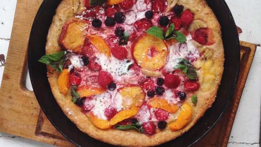 Рецепт сладкой пиццы