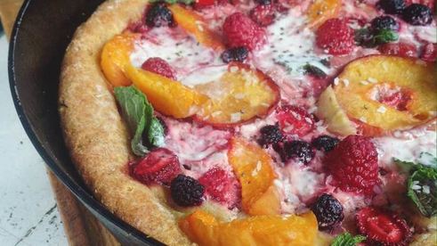 сладкая пицца