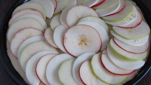 яблочная пицца