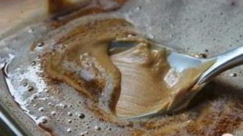 банановые пончики с арахисовой глазурью