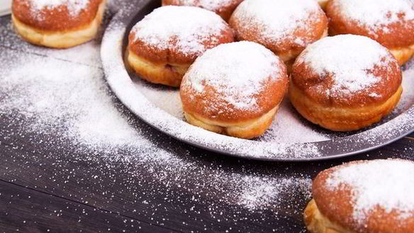 Рецепт Быстрых пончиков с йогуртом