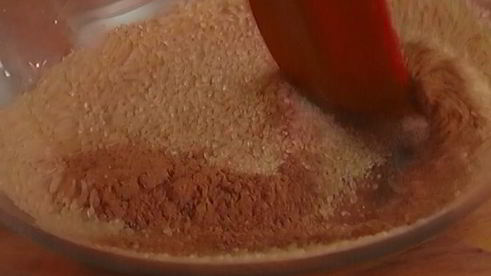 картофельные пончики с корицей