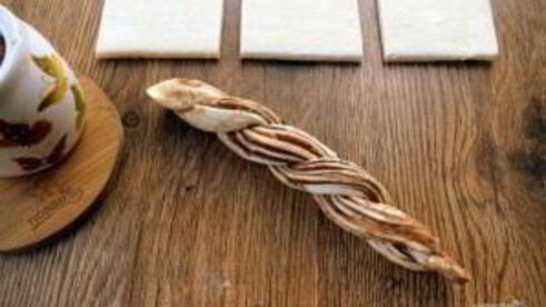 крученые пончики с нутеллой