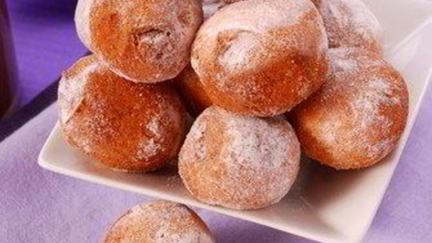 Рецепт круглых творожных пончиков