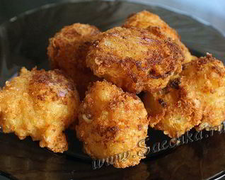 Пивные пончики с грушей