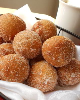 Пончики детские с яблочным пюре