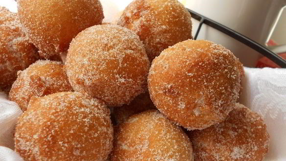 Рецепт Пончиков детских с яблочным пюре