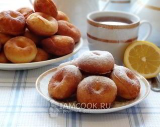 Пончики дрожжевые