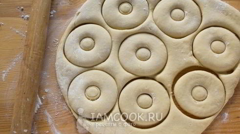 пончики с шоколадом