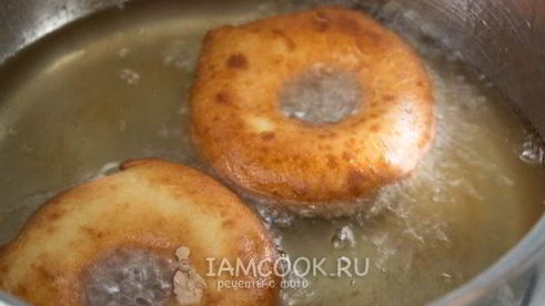 пончики с шоколадом