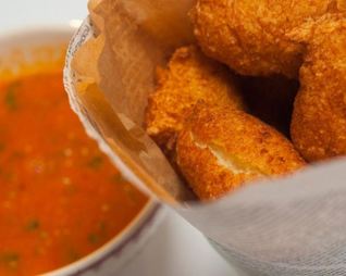 Пончики с треской