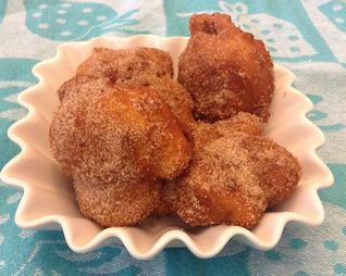 Пончики с яблоками