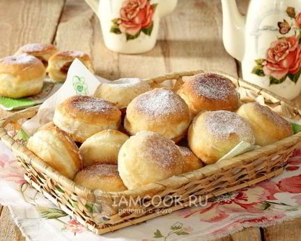 Пончики со сгущенкой