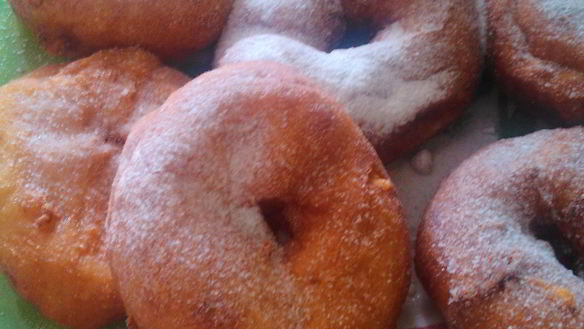 Рецепт Пончиков творожных в сахарной пудре