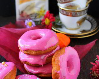 Пончики в глазури из маршмеллоу