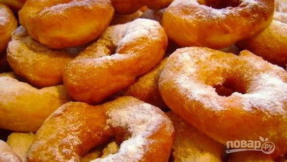 Рецепт Пышных пончиков на кефире