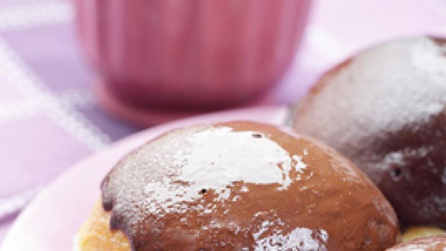 Рецепт шоколадных пончиков