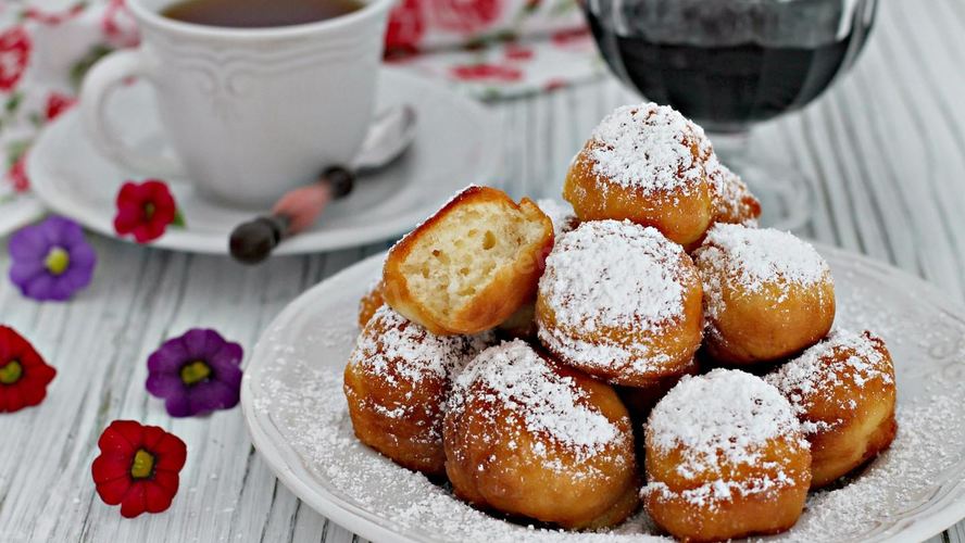 Рецепт творожных пончиков в масле