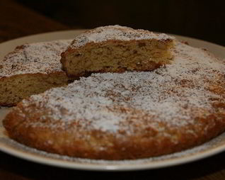 Апельсиновая коврижка с кедровыми орешками