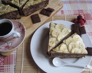 Банановая коврижка в мультиварке