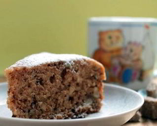 Коврижка шоколадная постная