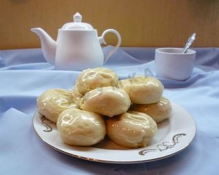 Мятные пряники с глазурью