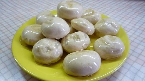 мятные пряники с глазурью