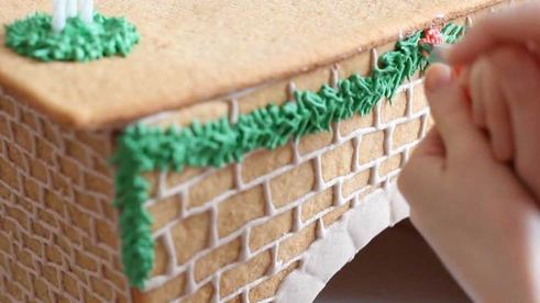 пряничный камин